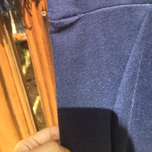 Gianni Bini Navy Embroidered Boho Chic Dress XS - Picture 4 of 8